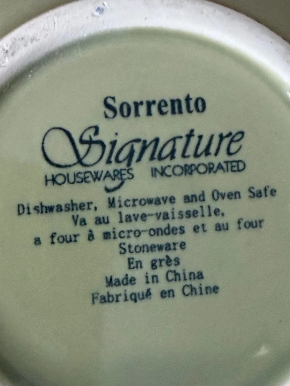 Signature Housewares Sorrento Oregano Green 6